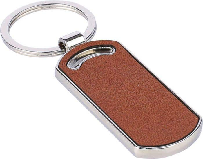 Key chain Jill | Recycled | Leather | Oval