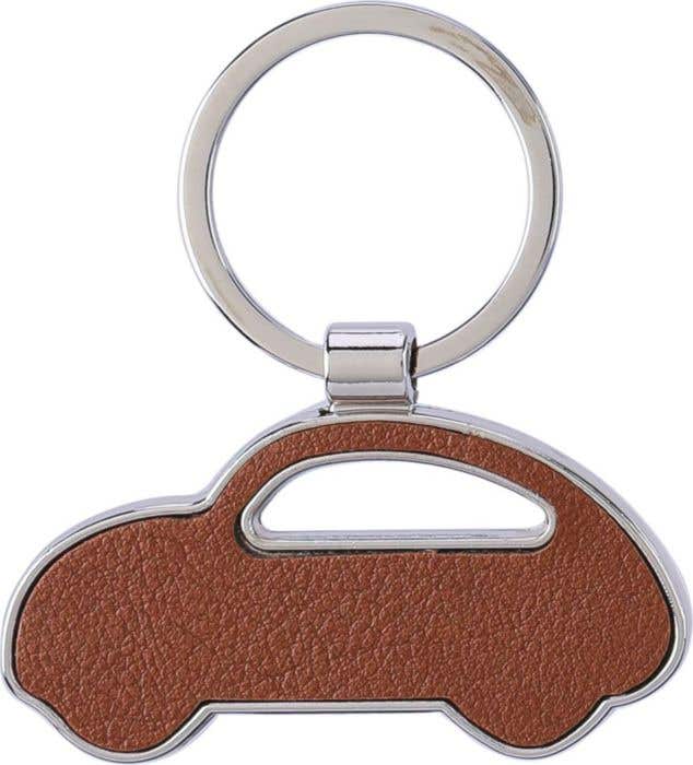 Recycled leather keychain Joan