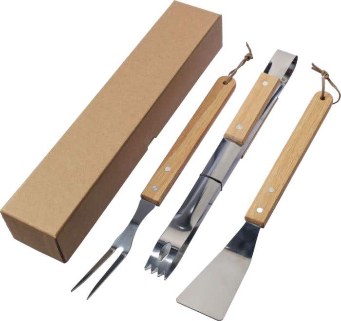 Roestvrijstalen barbecueset Kaitlyn