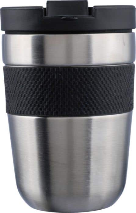 Drinking mug Keith | Stainless steel | 300 ml | Silicone grip