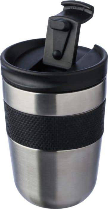 Drinking mug Keith | Stainless steel | 300 ml | Silicone grip