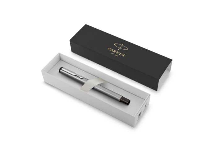Parker Vector stainless steel rollerball