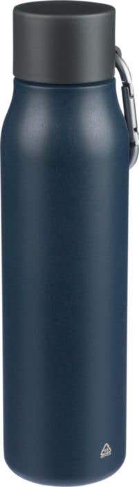 Doppelwandige Trinkflasche aus recyceltem Edelstahl (600 ml) Cassian