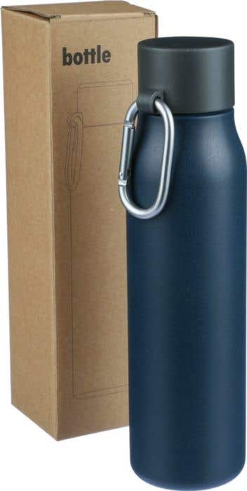 Recycled stainless steel double-walled drinking bottle (600 ml) Cassian