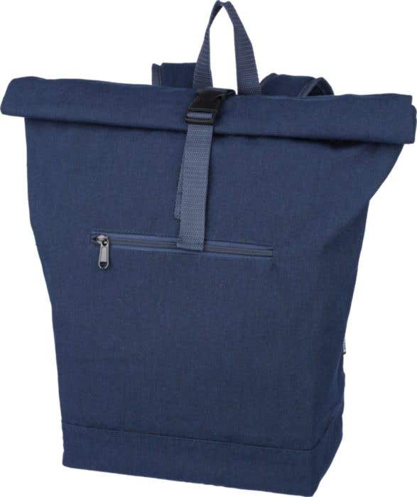 Recycled polycotton (330 gsm) rolltop backpack Thaddeus
