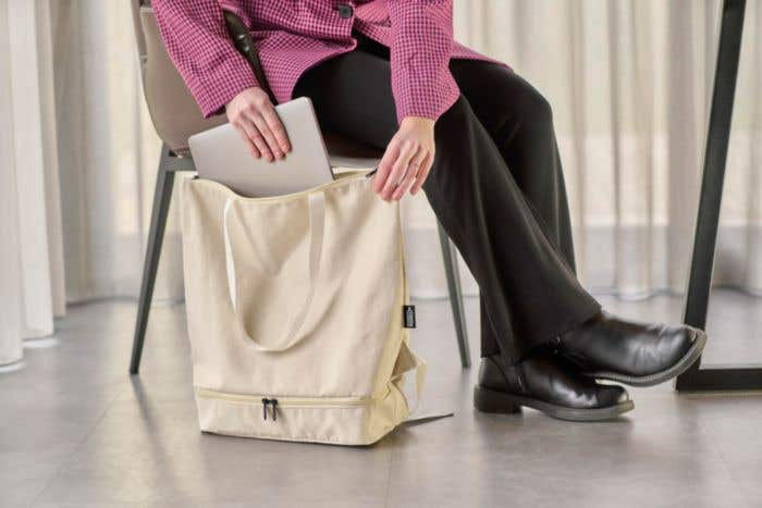 Sac à dos porte-ordinateur en polycoton 330 g/m2 Thaddeux