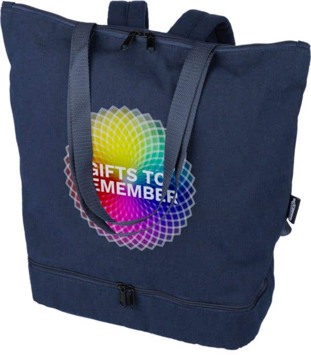 Recycled polycotton (330 gsm) tote backpack Osric