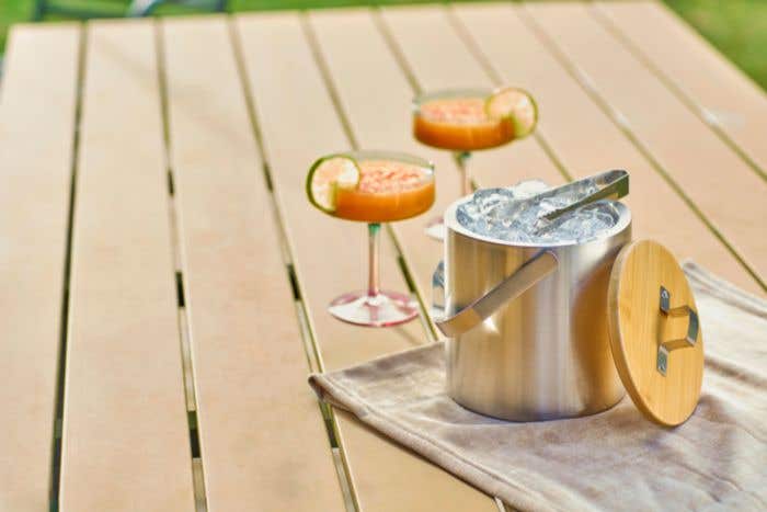 Double walled stainless steel ice bucket Fenwick