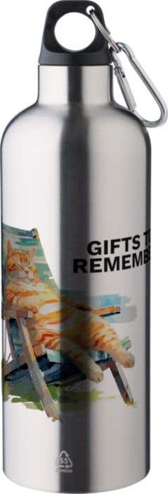 Recycled stainless steel double walled bottle (500 ml) Lysandra