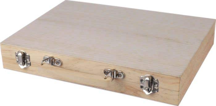 Tekenset Thessaly | Houten koffer | 66 stuks
