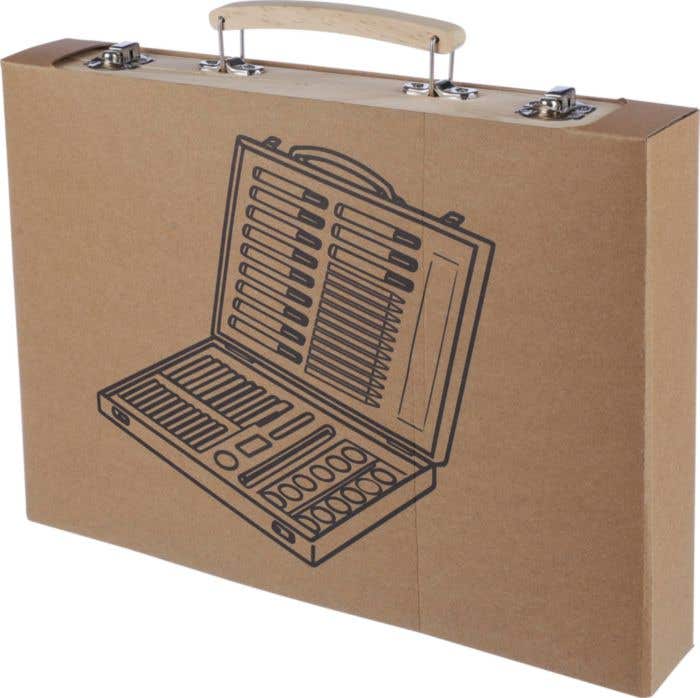 Coffret à dessin en bois Thessaly