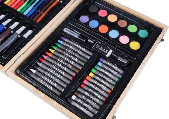 Coffret à dessin en bois Thessaly