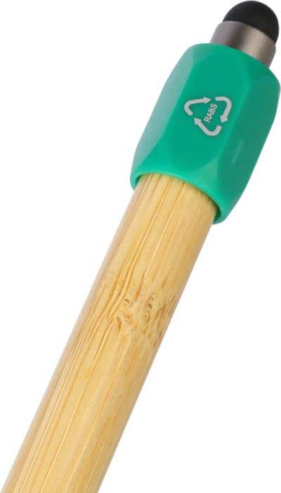 Penna a sfera in bambù con funzione spinner in ABS riciclato Fenn
