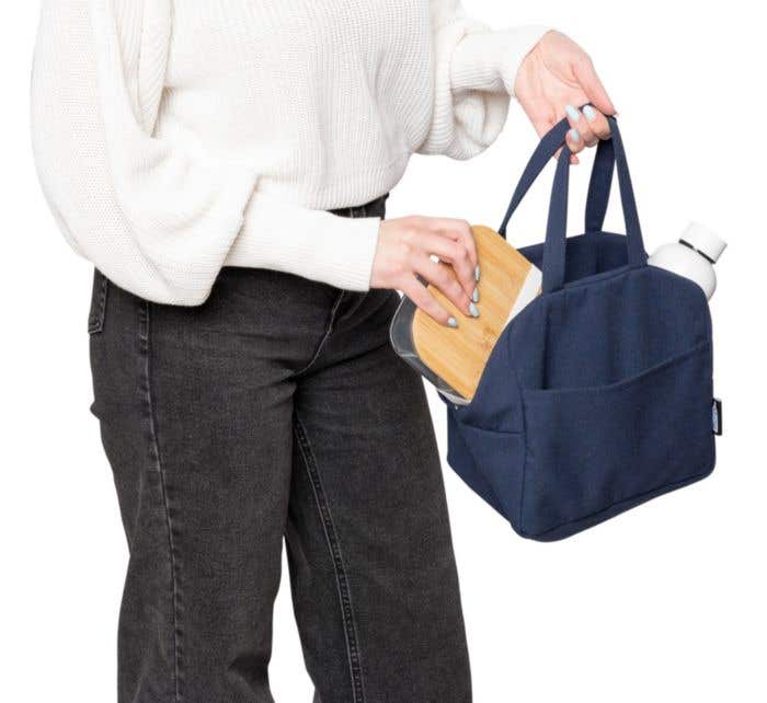 Sac isotherme en polycoton recyclé (330 g/m²) Elowen