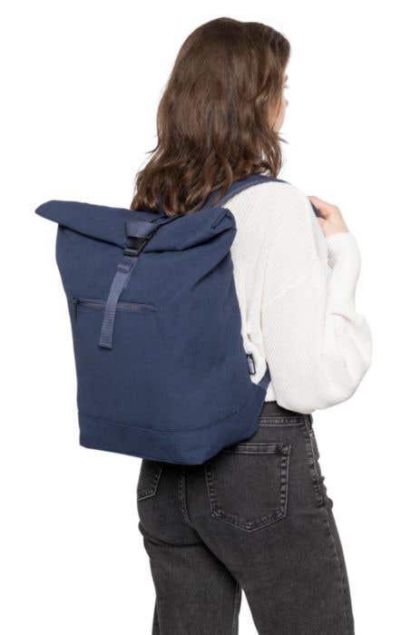 Sac à dos porte-ordinateur en polycoton 330 g/m2 Thaddeux