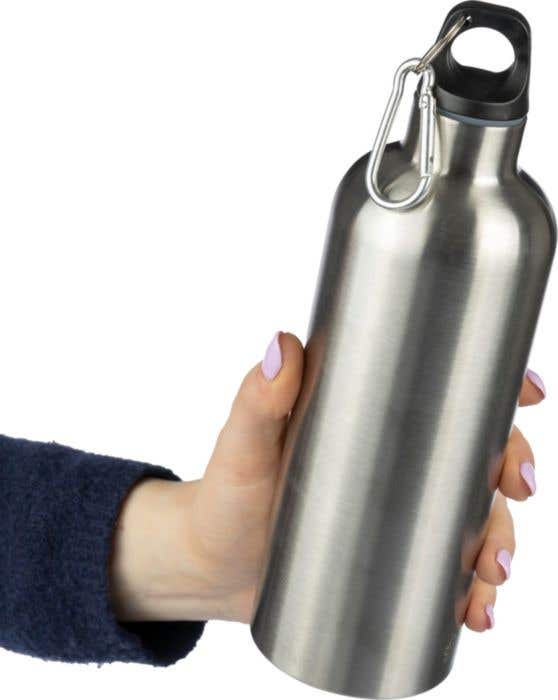 Gourde simple paroi de 750 ml en acier inoxydable recyclé Emeric