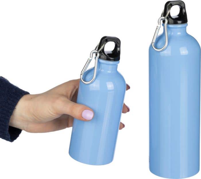 Recycled stainless steel single walled bottle (400 ml) Sable