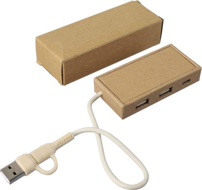 USB hub Paulo | Recycled | 4 ports