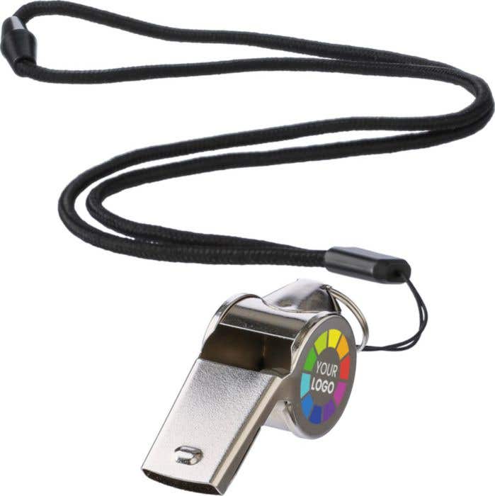 Whistle Rebecca | Metal | Polyester cord