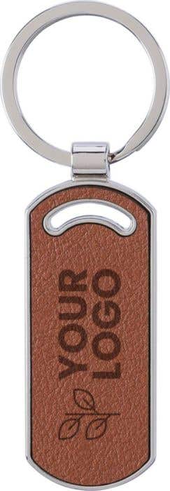 Key chain Jill | Recycled | Leather | Oval