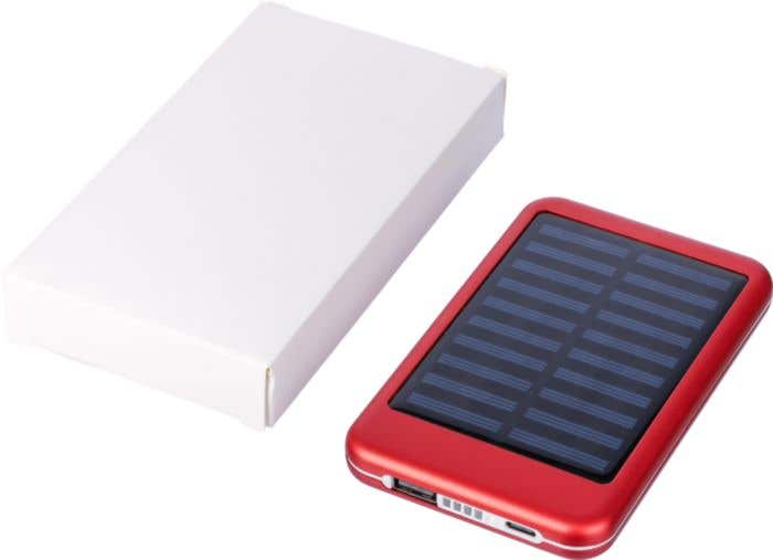 Power bank solar de alumínio Tycho