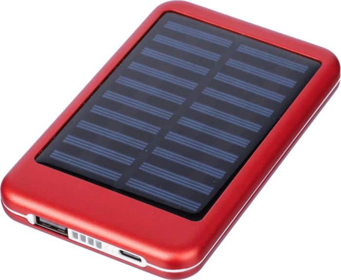 Power bank solar de alumínio Tycho