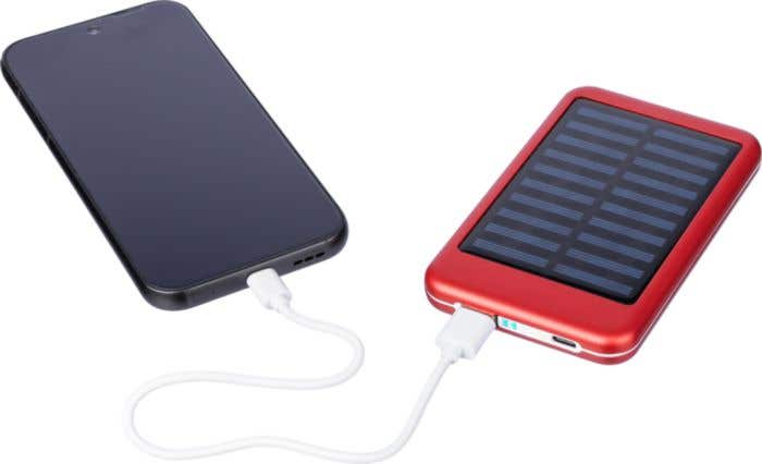 Power bank Tycho | Aluminum | Solar | 4,000 mAh