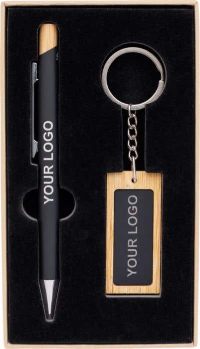 Gift set Zaid | Recycled | Ballpen and key chain