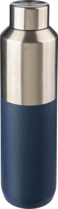 Recycled stainless steel double-walled drinking bottle (600 ml) Esen