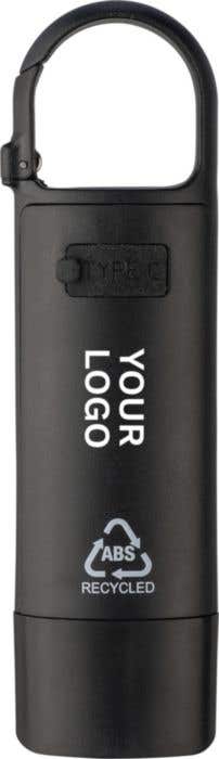 Mini linterna de ABS reciclado Zai