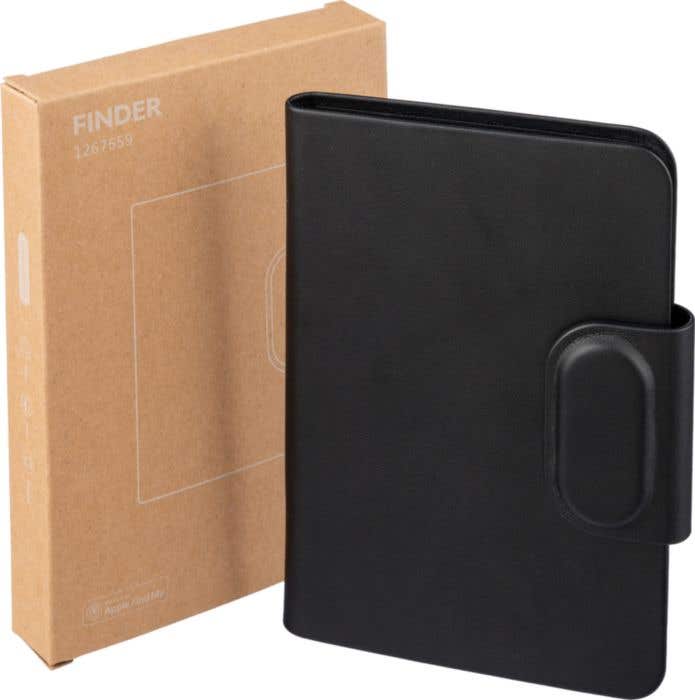 Recycled PU passport holder Mavi