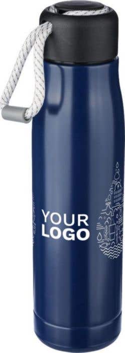 Recycled stainless steel double-walled drinking bottle (500 ml) Solene