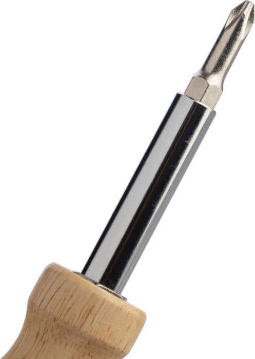 Rubberwood screwdriver set Leni