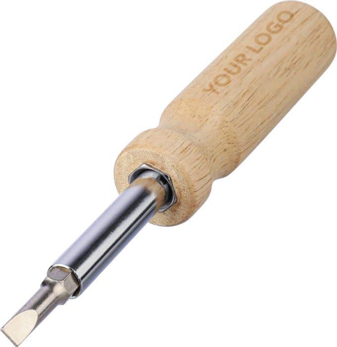 Rubberwood screwdriver set Leni