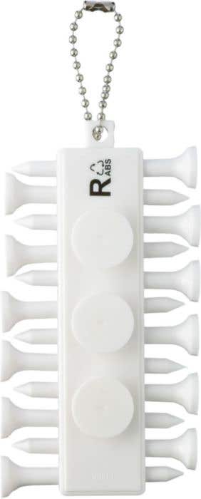 Gerecycled ABS golf tee-set Aveline