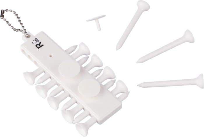 Gerecycled ABS golf tee-set Aveline