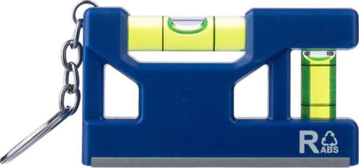 Recycled ABS spirit level keychain Indira