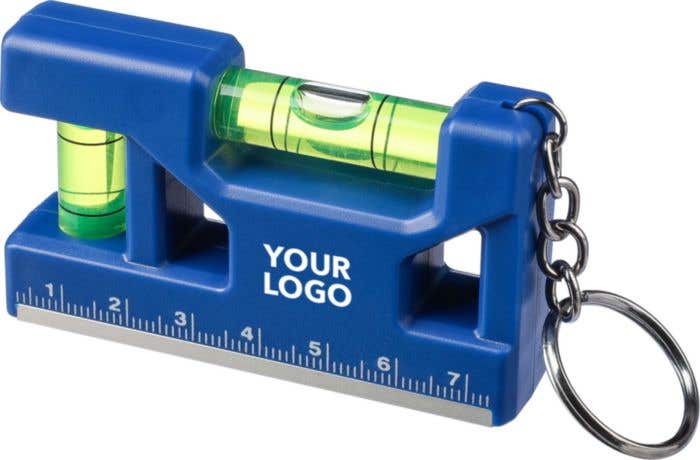 Recycled ABS spirit level keychain Indira
