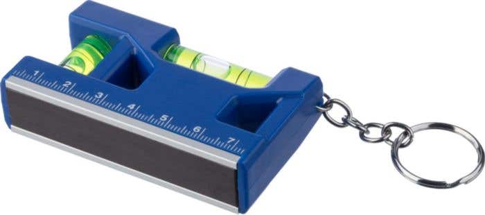Recycled ABS spirit level keychain Indira