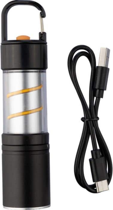 Lampe de poche COB en aluminium Vela