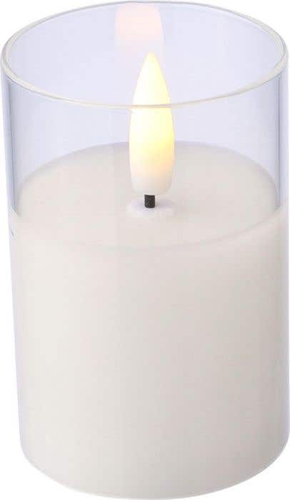 LED candle Serin | Glass holder