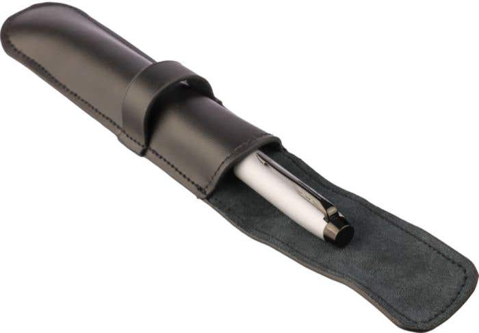 Astuccio portapenne in pelle Nadir