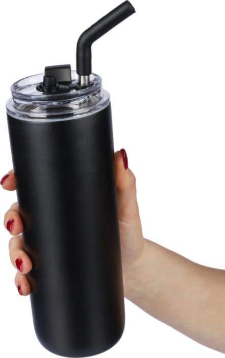 Stainless steel double-walled drinking bottle (500 ml) Omari