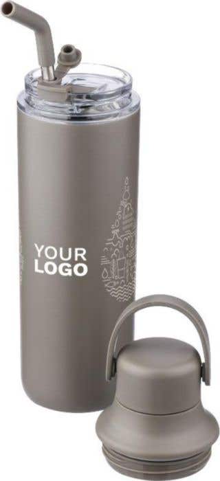 Double-walled bottle Omari | 500 ml | Two lids