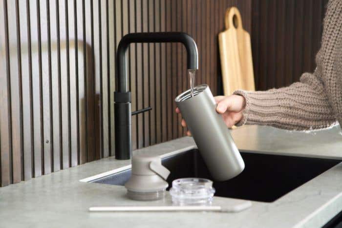 Stainless steel double-walled drinking bottle (500 ml) Omari