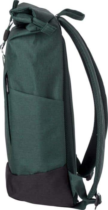 Polyester (600D) roll-top backpack Oberon