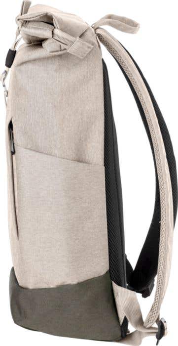 Polyester (600D) roll-top backpack Oberon