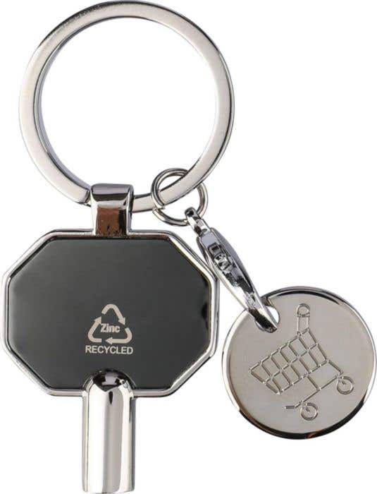 Key chain with radiator key Mara | Recycled | Shopping coin
