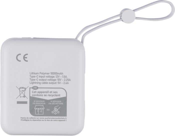 Recycelte ABS-Powerbank Jona