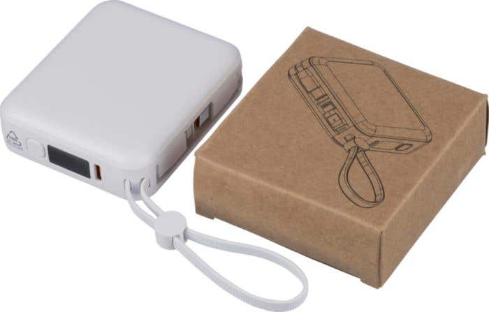 Recycelte ABS-Powerbank Jona